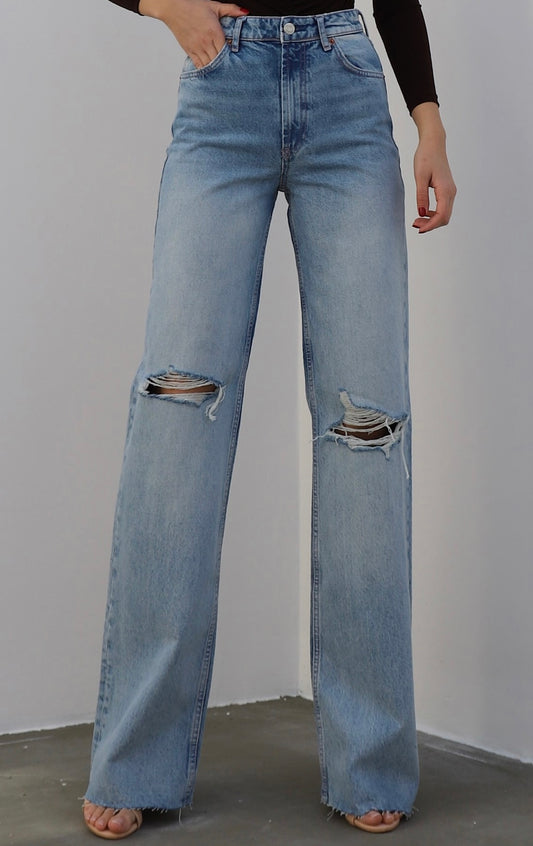 Honey distressed jeans